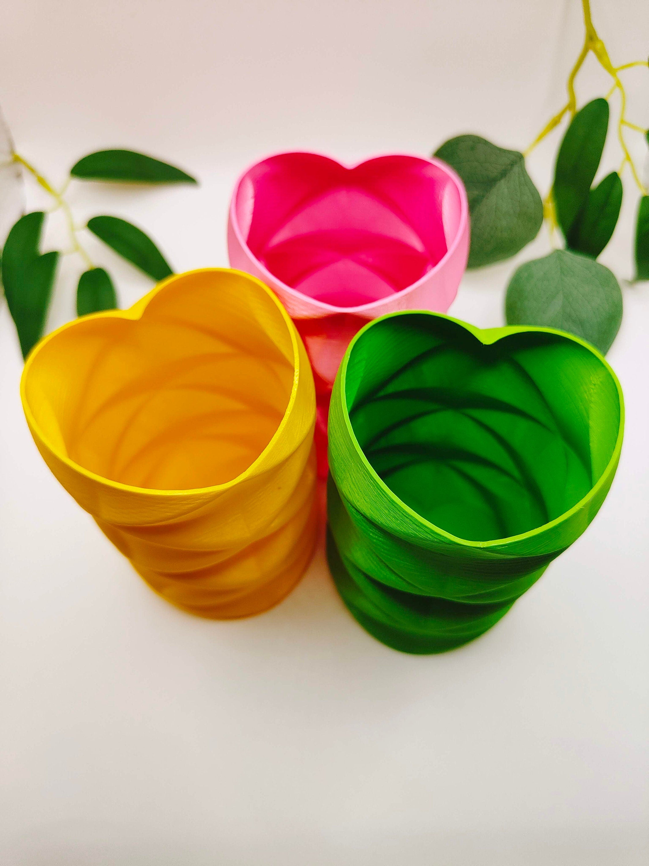 Heart Shaped Vase, home decor, unique and modern design, perfect for wedding tables